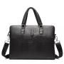 OEM fashion Men's business briefcase genuine leather men  handbag wholesale handbags factory