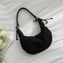 Fashion Large Capacity Nylon Messenger Bag Female Handbag Casual Ladies Hand Bag Pleated Bowknot Women's Nylon Shoulder Bag