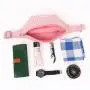 CHANGRONG Custom pink corduroy fanny pack crossbody bags for women