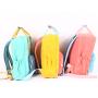 CHANGRONG Custom color block Children School backpack recycled