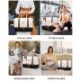 LOVEVOOK Travel Weekender Duffle Bag Women Carry on Overnight Gym Tote Bag with Shoe Compartment Hospital Bag for Labor Delivery