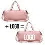 Custom design water proof teen girls dance duffel bag fitness handbags traveling weekender sports duffle bags with custom print