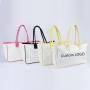 Custom Print Canvas Tote Special  Waterproof Anti Dust Treatment Shoulder Handbags Inner Pocket Women Shopping Work Tote Bags