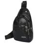 OEM766 Hot Sale USB PU Leather Fashion Men And Women Travel Crossbody Bag Men Shoulder Bag Chest Bags Outdoor Sports Backpack