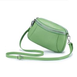 2024 Custom Genuine Leather Fashion Women Sling Bag For Ladies Cross Body Purse
