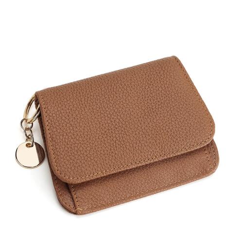 Fashion Premium Vegan Leather Women Wallets RFID Blocking Card Holder Short Wallet