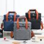 100% Leakproof OEM Custom Lunch Insulated Cooler Bag Large Waterproof Tote Thermal Soft Bag
