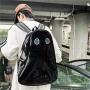 ZR704 Unisex Schoolbag Backpack Transparent Laptop Bag Funny Ghost PVC High Quality Zipper Waterproof Fashion Backpack Halloween
