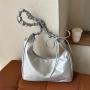 Clouds Bag Pleated Armpit Bag Spice Girls Spring and Summer women's shoulder bags 2024 Handbag Female