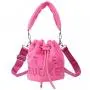 New Arrival Fall And Winter Velvet Letter Embroidery Women's Bucket Bags Fur Fluffy Women's Crossbody Bag