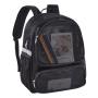 Gelory Wholesale Heavy Duty Semi-Transparent Mesh Sports Backpack Custom See Through College Student Backpack with Reflective Stripes