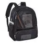 Gelory Wholesale Heavy Duty Semi-Transparent Mesh Sports Backpack Custom See Through College Student Backpack with Reflective Stripes