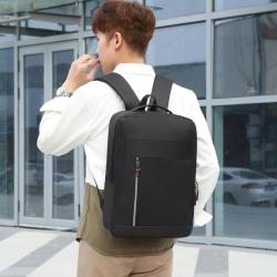 ZR856 Laptop Bag Backpack Oxford Waterproof Fabric USB Charge 15 inches Large High Quality Zipper Backpack Business Schoolbag