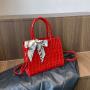 2024 Summer Women's Bag New Korean Fashion Single Shoulder Crossbody Bag PU Envelope Ladies Bag With Scarf