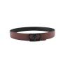 Reversible Black & Brown Genuine Leather Belts For Men With Custom Luxury Stainless Steel Buckles