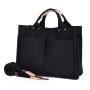 Custom Printed Logo Eco Friendly Crossbody Portable Canvas Cotton Shopping Bag
