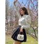 2023 Custom Famous Brands Designer Women Bamboo Handle Handbags Customizable Luxury Real Leather Ladies Hand Bags Crossbody