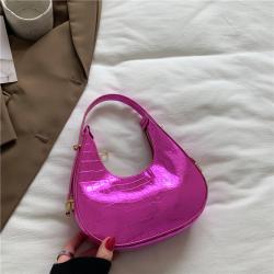 2023 New Pu Solid Women Fashion Handbags Alligator Print Wholesale Women Handbags Brightening Designer Shoulder Bags For Women