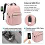 LOVEVOOK 15.6 17 18 Inch Casual Backpack with USB Port Men Women Travel Student School Bags womens Luxury Laptop Backpacks 2024