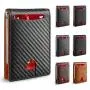 Wholesale High Quality Front Pocket Wallets RFID Blocking Bifold Credit Card Holder Mens Slim Money Clip Leather Wallets For Man