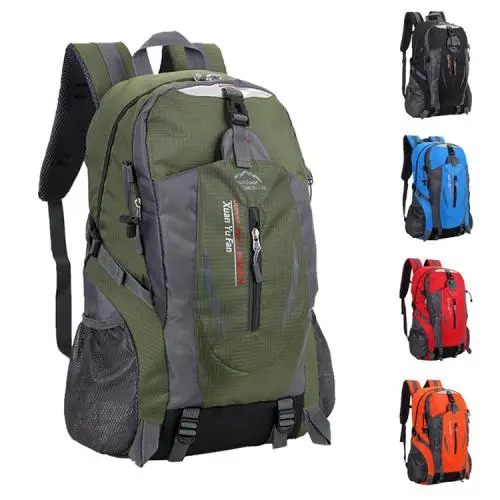 Outdoor Hiking Bag Large Capacity Camping Backpack Waterproof OEM Unisex Oxford  Softback New Nylon Travel Customs Travel Bag