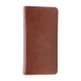 Factory wholesale genuine pebble leather women long wallet purse rfid blocking slim card holder travel organizers