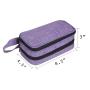 Portable Double Layer Organizer for Essential Oil and Accessories Essential Oil Carrying Case Holds 12 Bottles