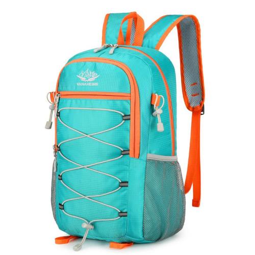 ZR638 High Quality Unisex Backpack Sport Bag Oxford Zipper Fold Customizable Logo Gift Backpack High-capacity Schoolbag Outdoor