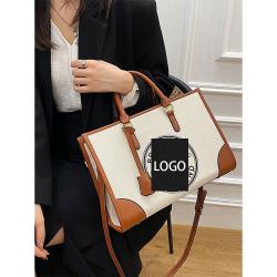 Customized Fashion Women Large Sacs A Main Pour Femme Canvas Handbags Oversize Shoulder Tote Bags