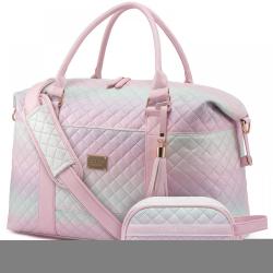 LOVEVOOK wholesale sports gym bags woman shoulder designer Pu leather large men carry on luggage travel duffel weekend bags