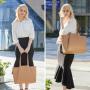 LOVEVOOK Stylish Laptop Tote Bag for Women 15.6 In Leather Work Bag with Clutch Large Purse Briefcase Shoulder Bag Handbag set