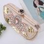 Fashion Square Box Sequins Decoration Women Evening Bags Beaded Clutches Purse Banquet Bag Wedding Clutch Bag