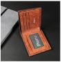 HR330 Hot Selling Hot Beach Men's Wallet Imitation Genuine Leather Fashion Youth Money Clip Short Men's Ticket Clip Handheld