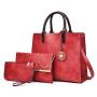 CCF588 New Fashion Simple Handbag Set Large Capacity Portable Handbag One shoulder Messenger bag High Quality Ladies Handbag Set