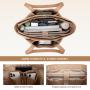 LOVEVOOK Stylish Laptop Tote Bag for Women 15.6 In Leather Work Bag with Clutch Large Purse Briefcase Shoulder Bag Handbag set