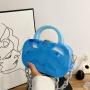 Trendy acrylic box bag candy chain woman shoulder bag evening bag woman pvc purses handbags for ladies