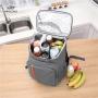 Custom Printed Portable Large Insulated Tote Bag Thermal Lunch Cooler Bag