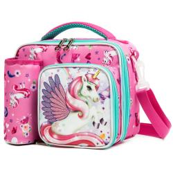 china wholesale cooler bag insulated lunch New Arrival Kids Lunch Bag Bottle Holder Compartment