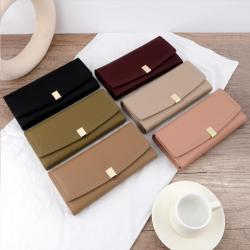 Fashion Wallets for Women Vegan Leather Credit Card Holder Large Capacity Long Women Wallets Purse