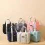 Gelory Lunch Box Tote Bag Thermal Insulation Large-capacity Aluminum Foil Thickened Lunch Bag Office Worker With Meal Bag