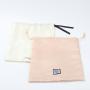 Custom Woven Label Sewning Logo Printed Hair Drawstring Satin Pouch Silk Dust Bag Satin Gift Bags