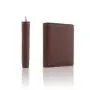 Wholesale men wallet metal card holder saffiano leather wallet men rfid blocking slim men's wallet