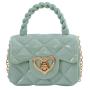 2024 Hot Selling transparent jelly bag women's handbag mini bag love hardware girls cute small crossbody shoulder bag