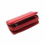 Fashion OEM logo lady long wallet genuine leather women wallet leather long wallet for women