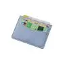 Promotional leather card holder colorful vegan leather Slim leather card sleeve with logo