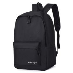 Customize Lightweight minimalist unisex  laptop bag Casual travel Backpack Solid color Oxford cloth student bag