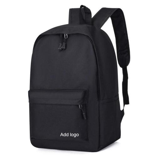 Customize Lightweight minimalist unisex  laptop bag Casual travel Backpack Solid color Oxford cloth student bag