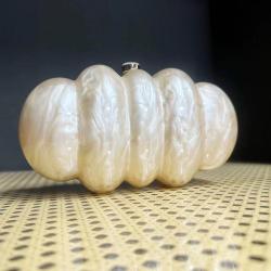 2024 Unique Shape Design Elegant acrylic wedding clutch purse luxury women evening Resin clutch bag