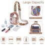 ZR938 Hot Sale Clear Chest Bag Transparent PVC Shoulder Crossbody Waterproof Security Check Shopping Beach Bag Outdoor Travel