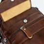 2024 Wholesale Oiled Waxed Vegan Leather Crossbody Sling Bag For Shoulder Men